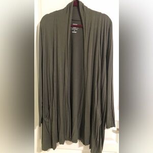 Torrid Super Soft Olive Green Cardigan 3x